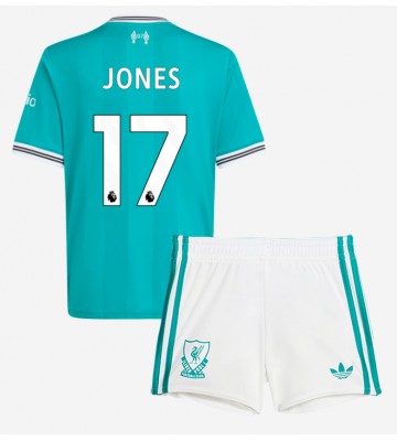 Liverpool Curtis Jones #17 Tercera Equipación Niños 2025-26 Manga Corta (+ Pantalones cortos)